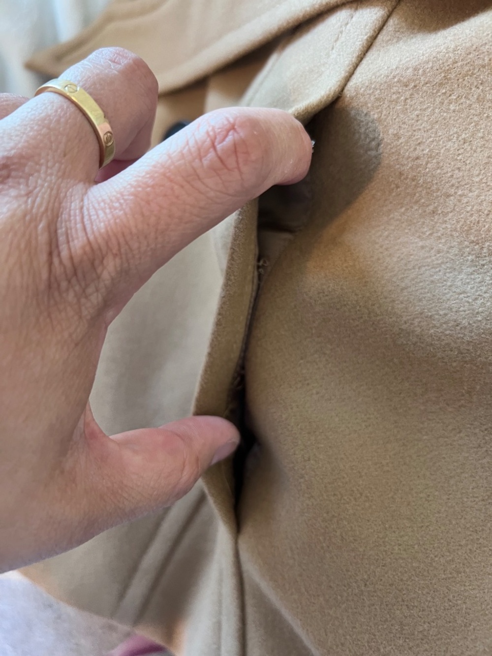 Cashmere & Virgin Wool Babaton by Aritzia "The Connor Coat" XS Belted - Picture 17 of 17